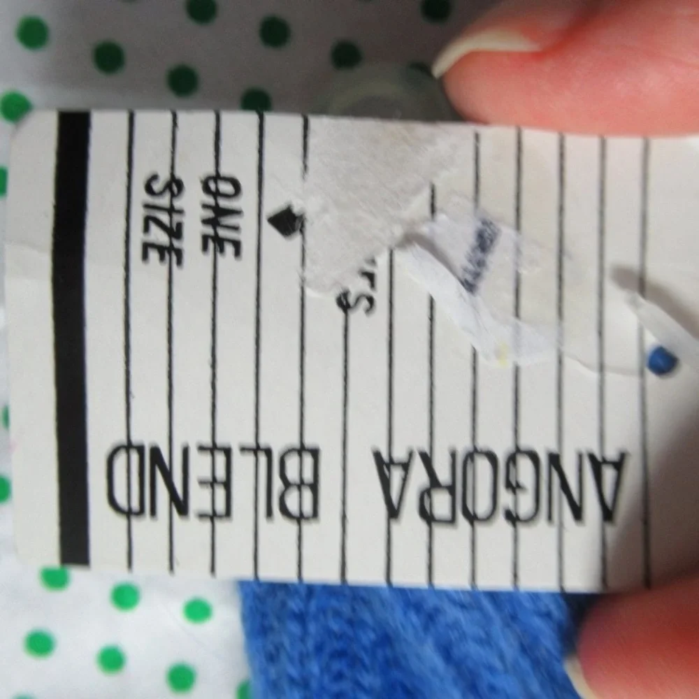 VINTAGE 90s 70% lambswool 20% angora winter gloves